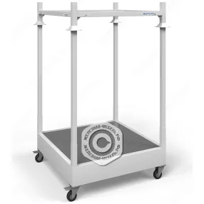 держатель для big bag 1300 с поддоном на колёсах