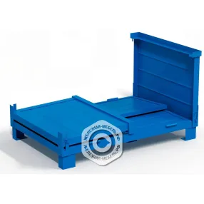 контейнер металлический складной с откидным бортом кгс-1200