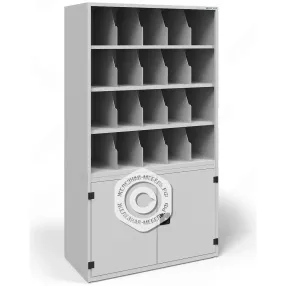 шкаф открытый для 20 противогазов шо-20я (1900х1040х520)